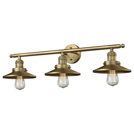 INNOVATIONS LIGHTING 3 Light Vintage Dimmable Led Bathroom Fixture 205-BB-M4-LED